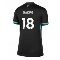 Camisa de time de futebol Liverpool Cody Gakpo #18 Replicas 2º Equipamento Feminina 2024-25 Manga Curta